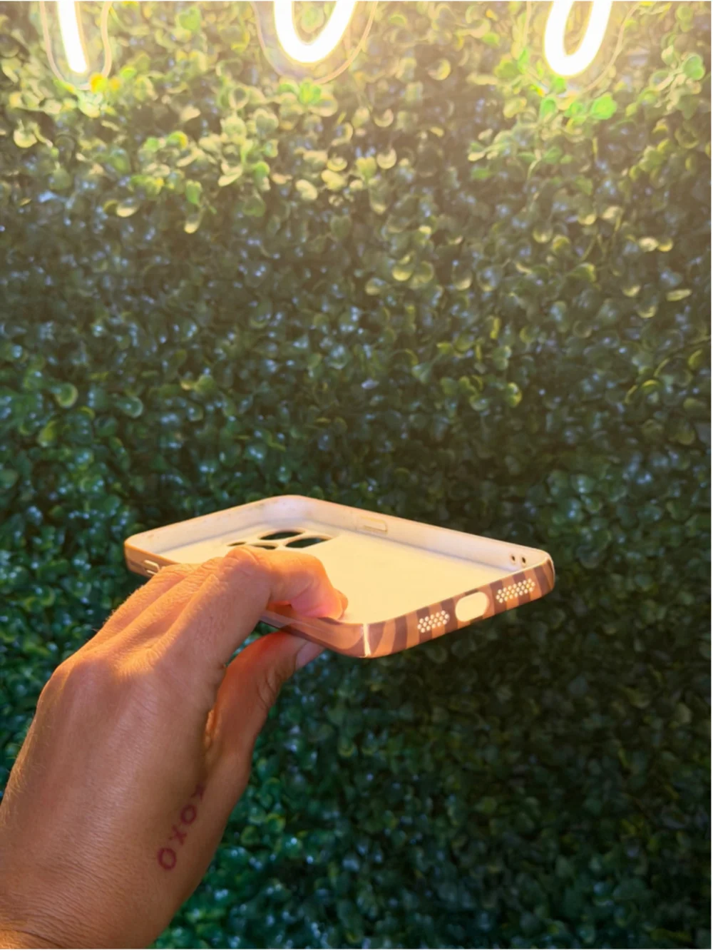 Brown & Tan Striped iPhone 15 Pro Max Case